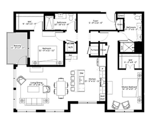 B8 Floor Plan | The Lorient